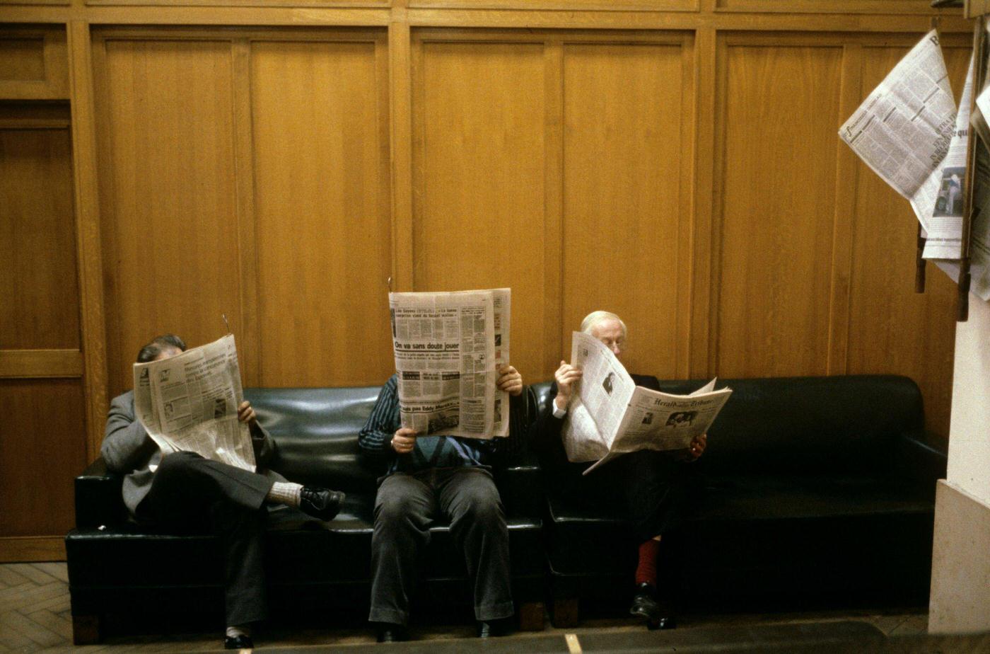 Brussels Stock Exchange, April 1987