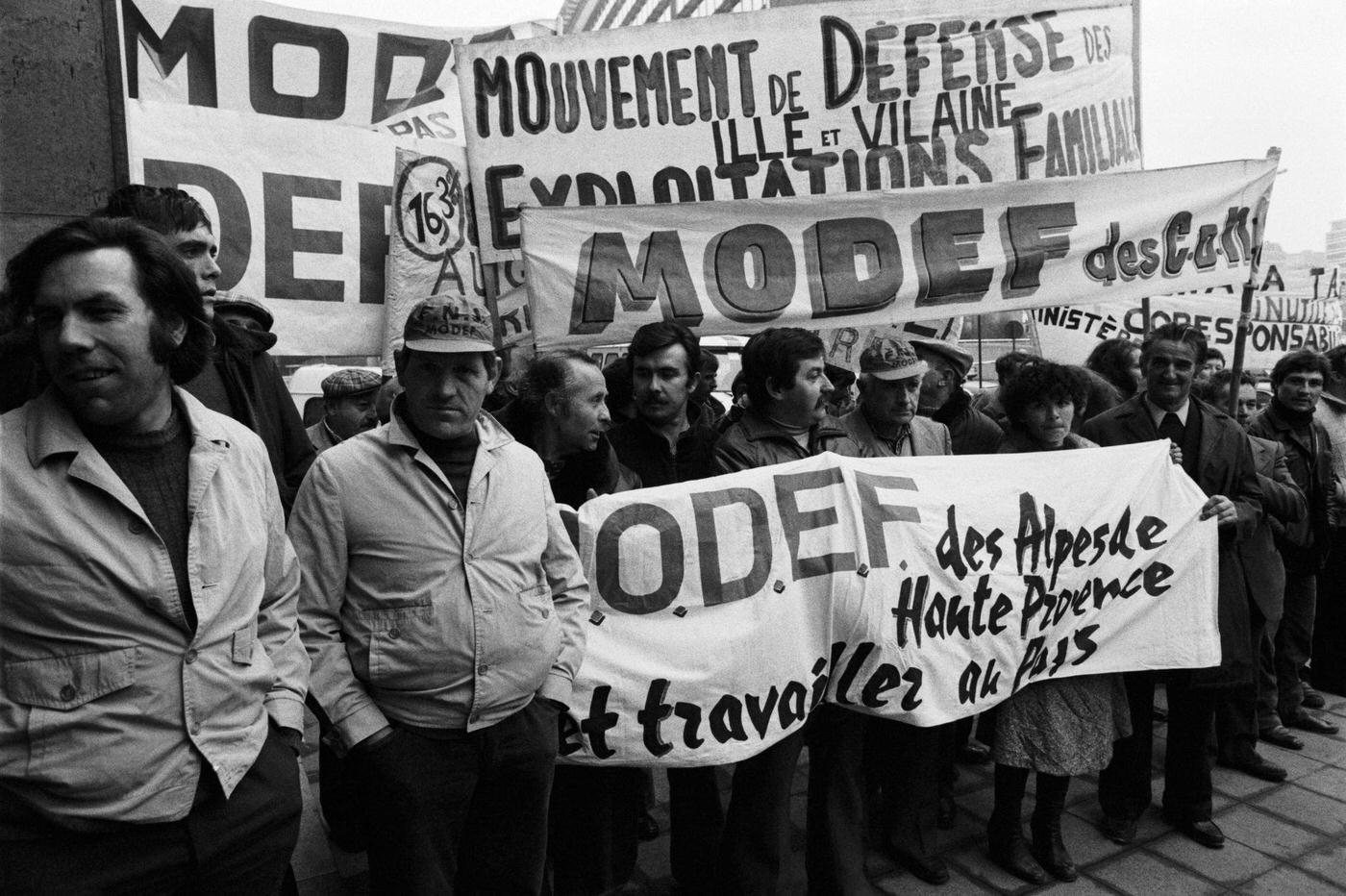 Agricultural Protest in Brussels During Price Negotiations, 1982