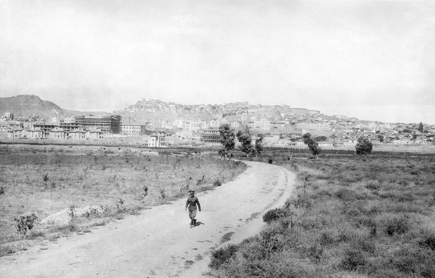 Clärenore Stinnes During Her World Tour: View of Ankara, 1927