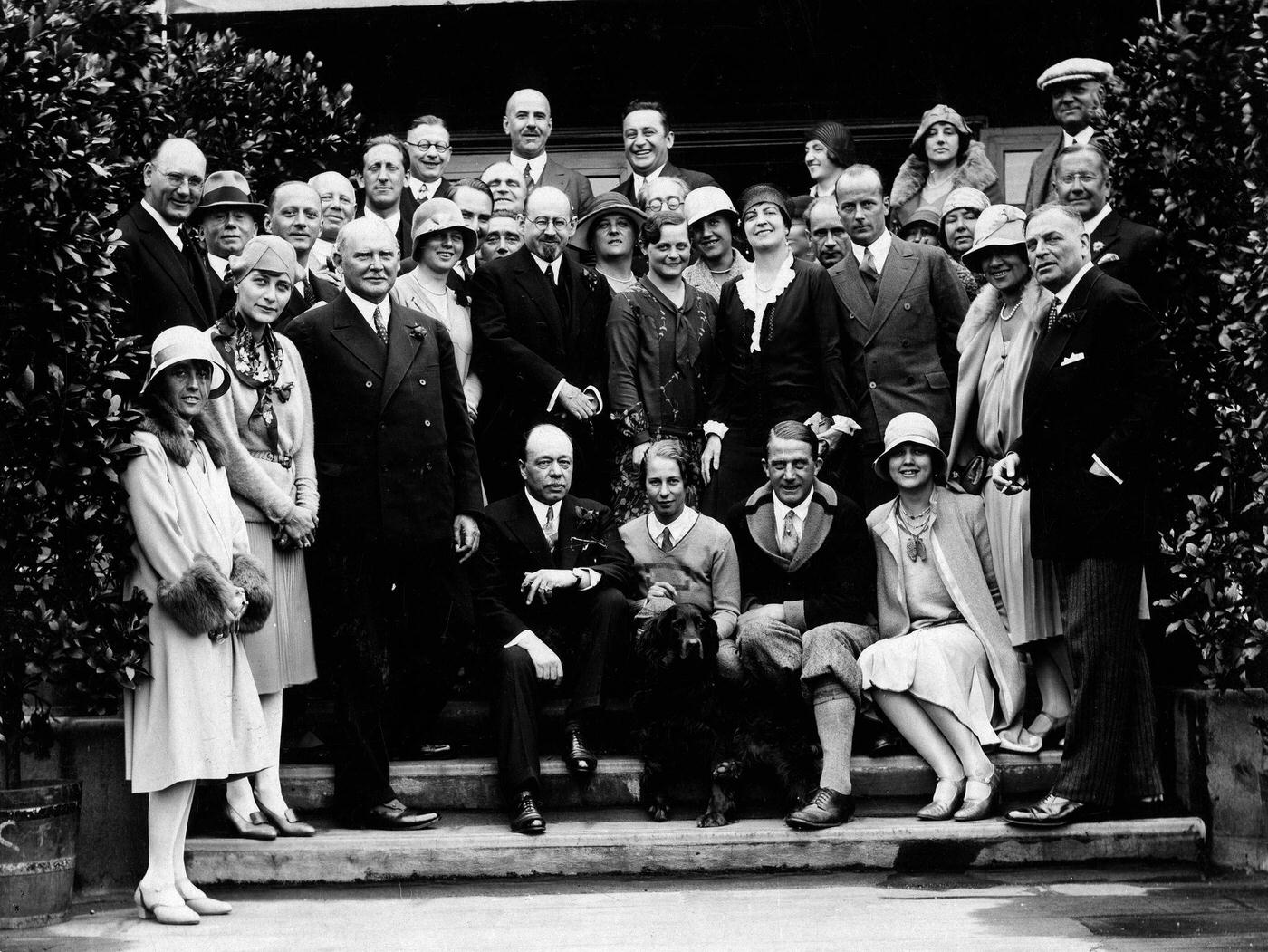 Clärenore Stinnes' Reception in Berlin After World Tour, 1929