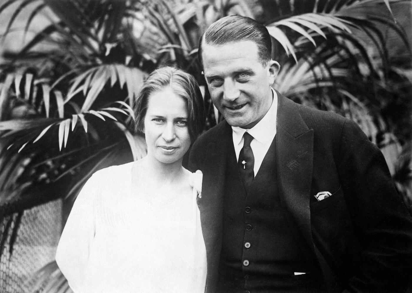 Clärenore Stinnes with Her Husband Carl-Axel Söderström, 1920s
