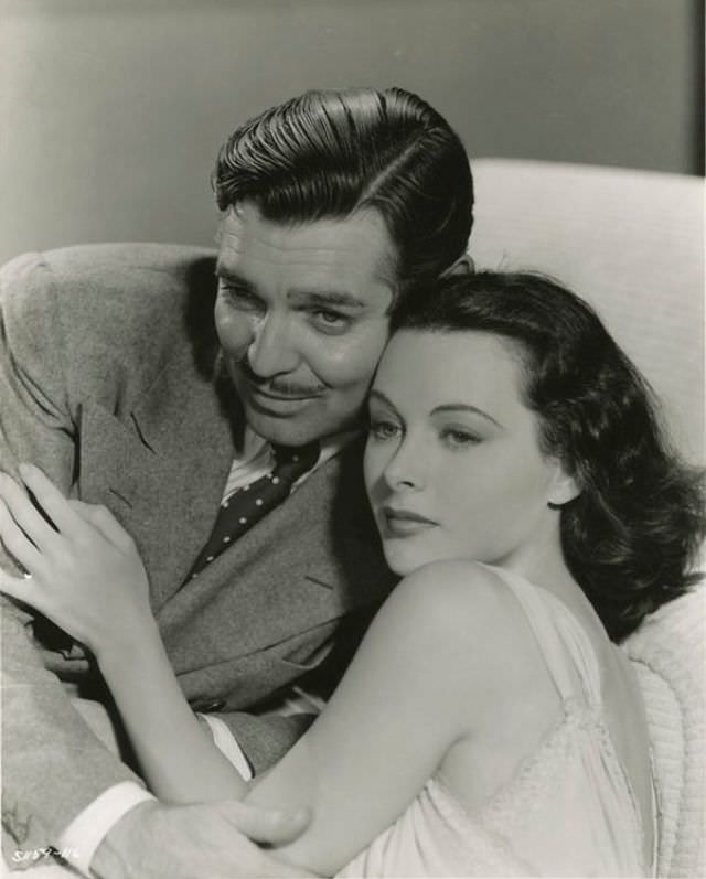 Hedy Lamarr and Clark Gable in "Comrade X" (1940): A Timeless On-Screen Pairing