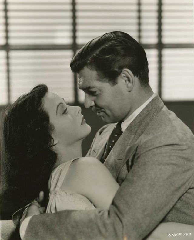 Hedy Lamarr and Clark Gable in "Comrade X" (1940): A Timeless On-Screen Pairing