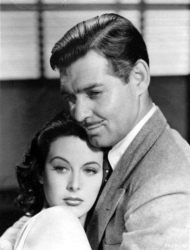 Hedy Lamarr and Clark Gable in "Comrade X" (1940): A Timeless On-Screen Pairing