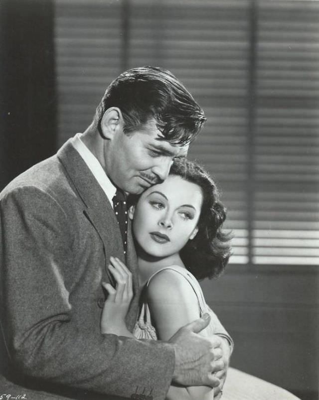 Hedy Lamarr and Clark Gable in "Comrade X" (1940): A Timeless On-Screen Pairing