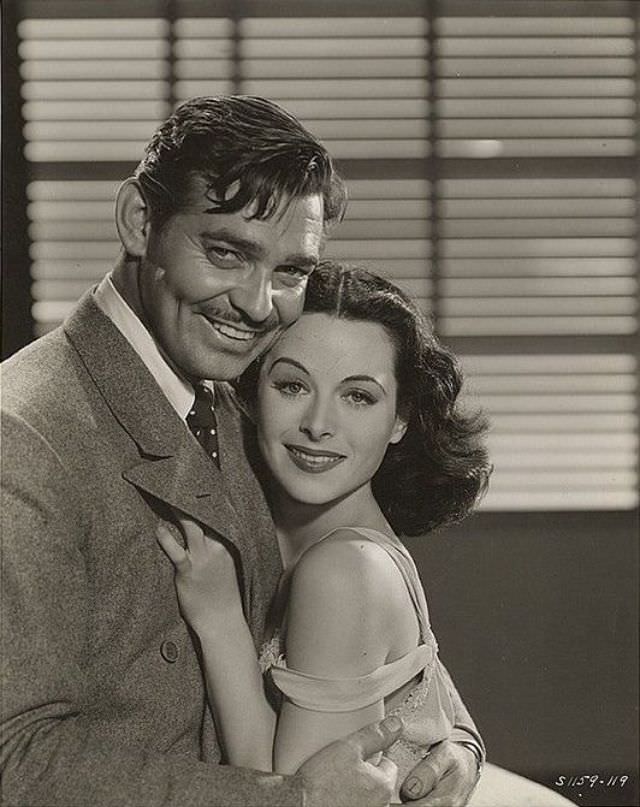 Hedy Lamarr and Clark Gable in "Comrade X" (1940): A Timeless On-Screen Pairing