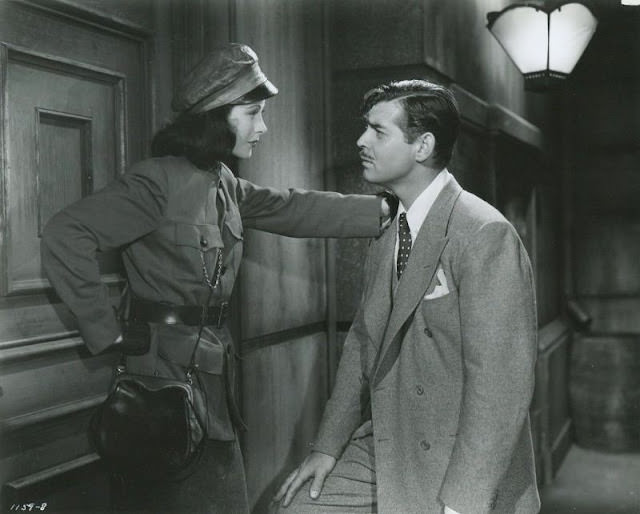 Hedy Lamarr and Clark Gable in "Comrade X" (1940): A Timeless On-Screen Pairing