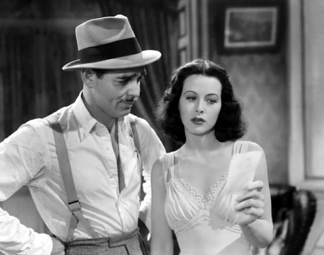 Hedy Lamarr and Clark Gable in "Comrade X" (1940): A Timeless On-Screen Pairing