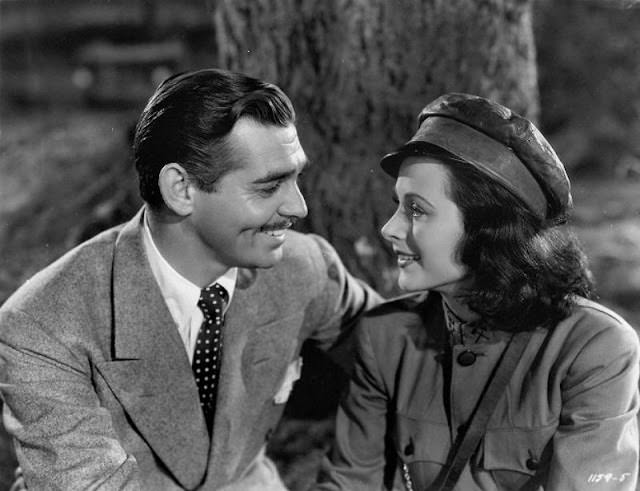 Hedy Lamarr and Clark Gable in "Comrade X" (1940): A Timeless On-Screen Pairing