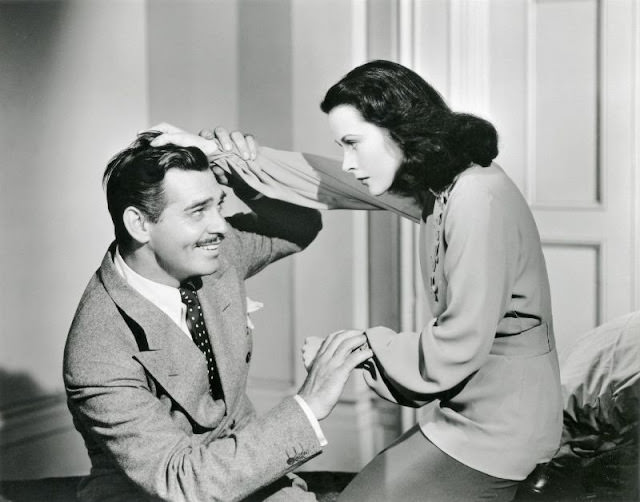 Hedy Lamarr and Clark Gable in "Comrade X" (1940): A Timeless On-Screen Pairing