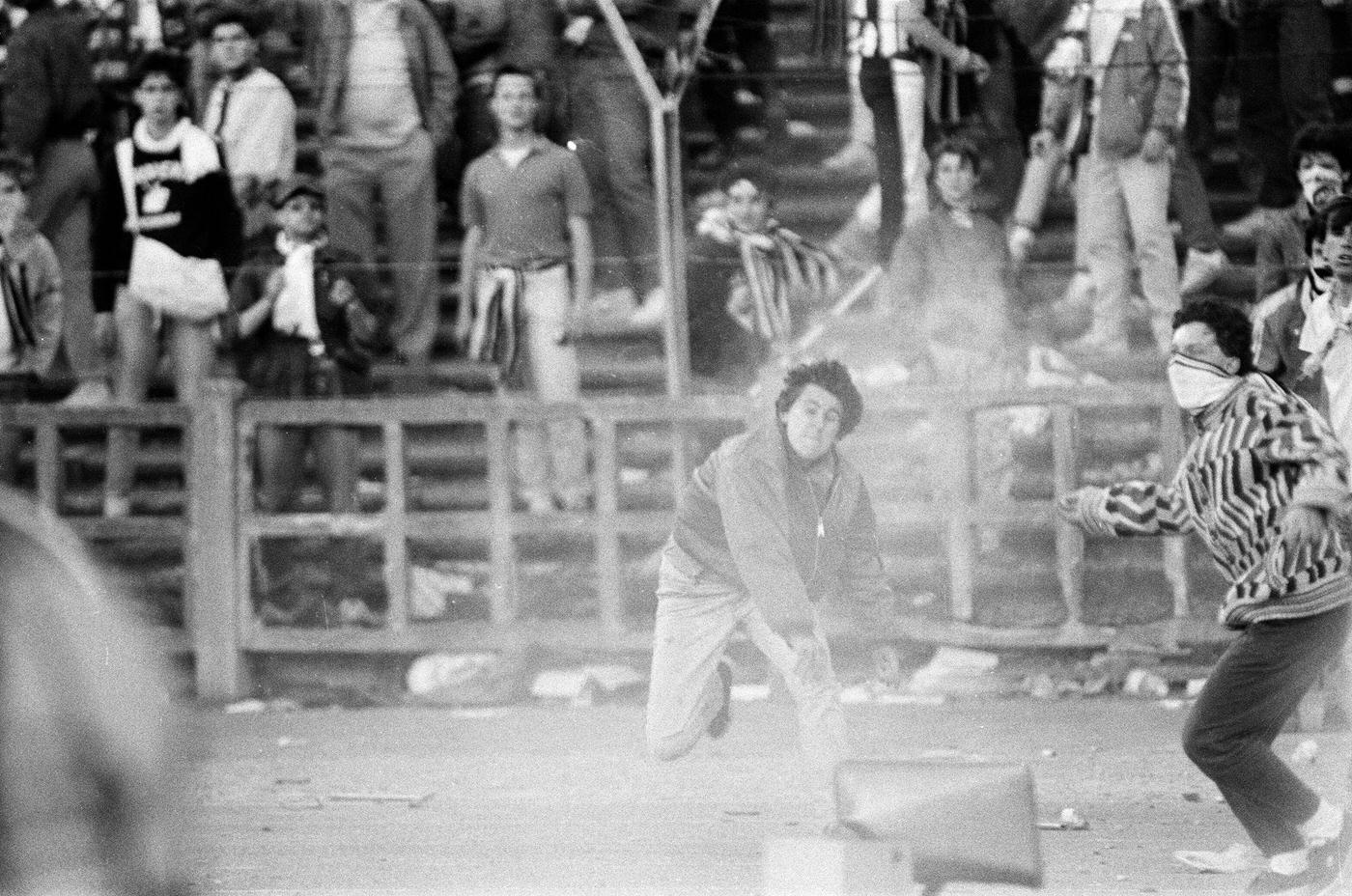 Crowd Violence at Heysel Stadium, Juventus vs. Liverpool, 1985.