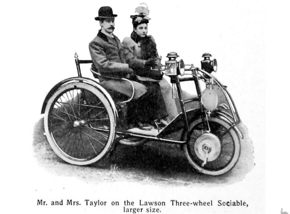 At the Turn of the 20th Century Lawson’s Motors Invented the World's First Tricars