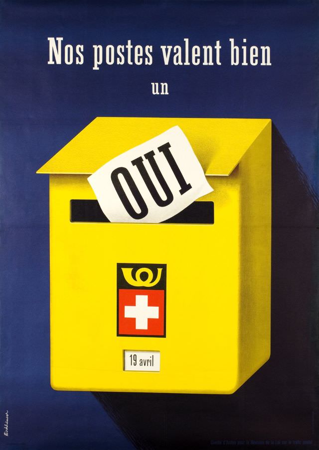 Nos postes valent bien un oui, 1953