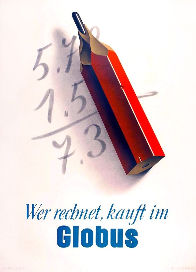 Wer rechnet, kauft im Globus, 1942