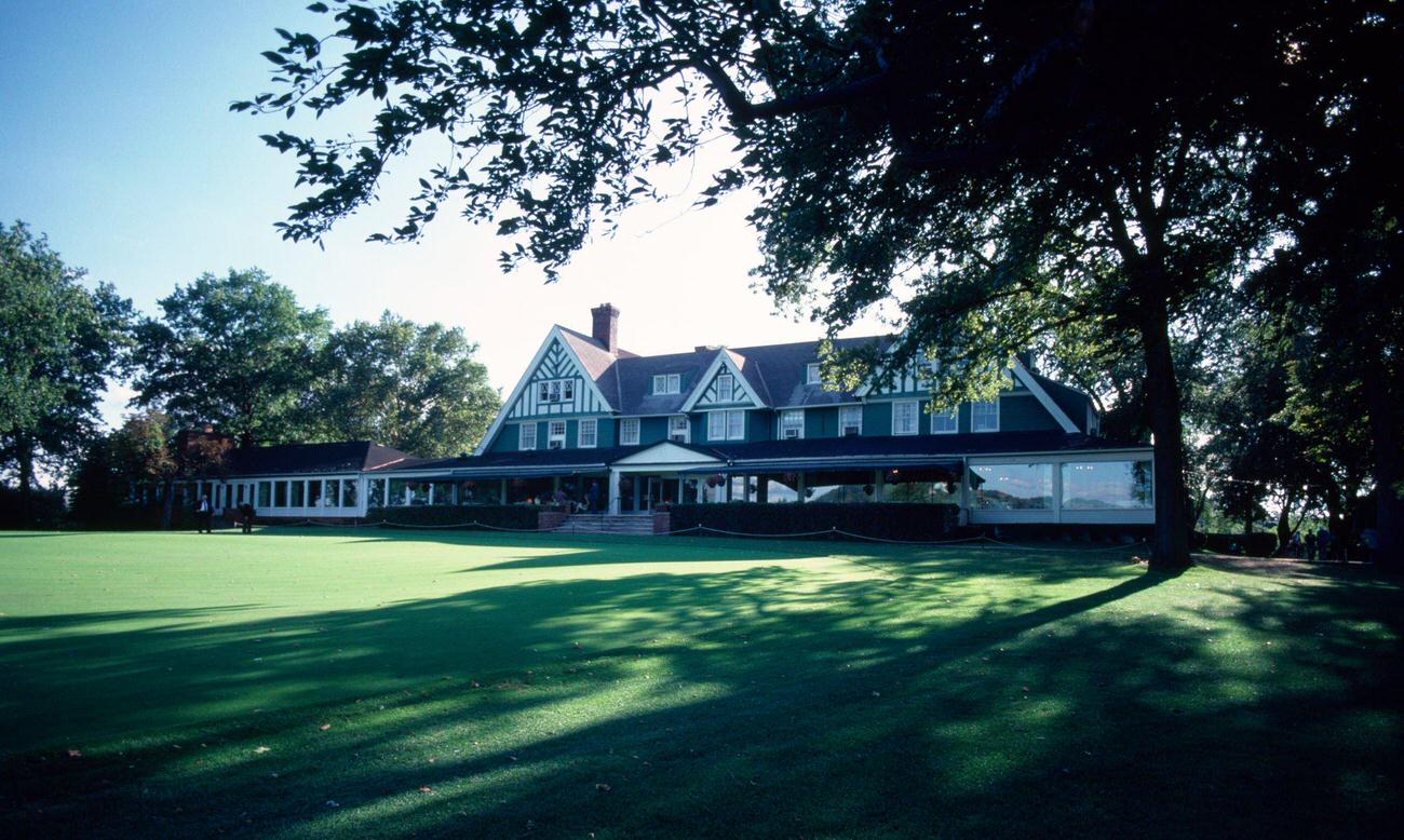 Oakmont Country Club Golf Course and Clubhouse, Pittsburgh, Pennsylvania, 1982.
