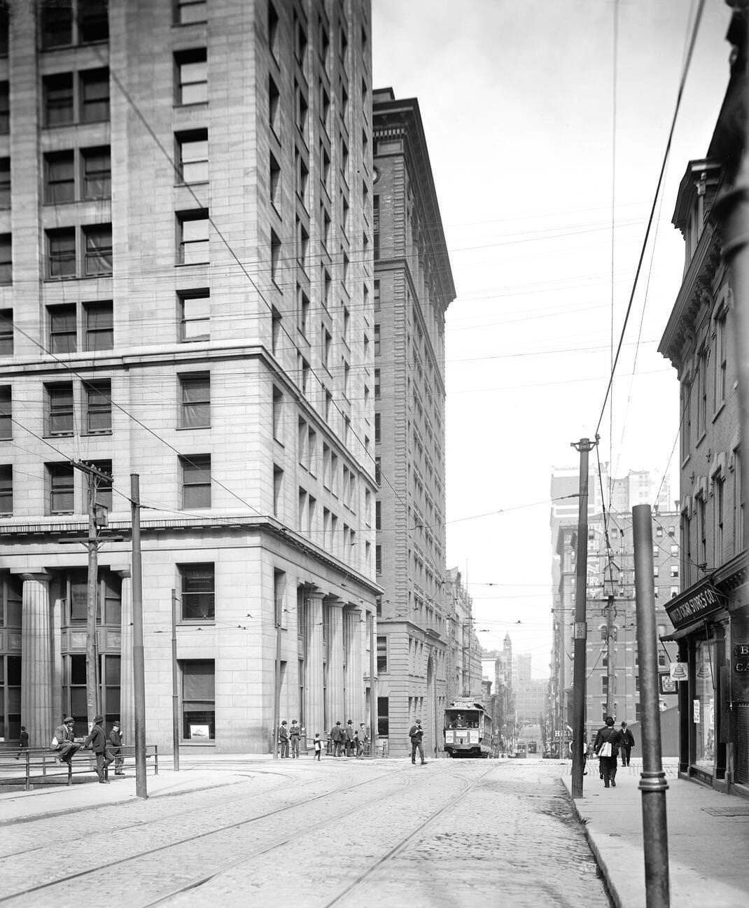 Fifth Avenue, South Pittsburgh, 1904.