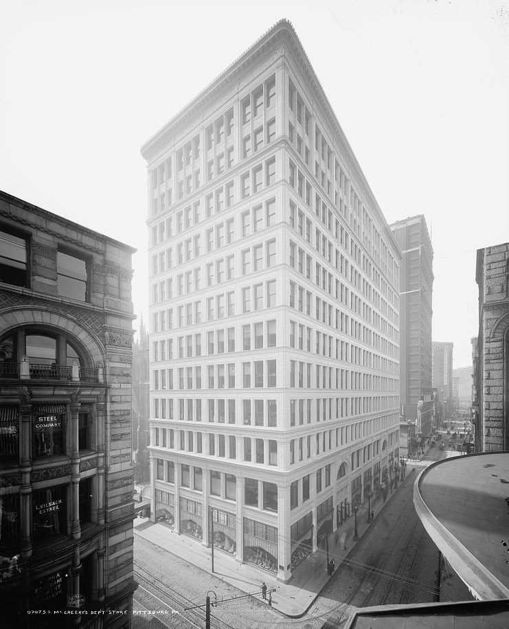 McCreery's Department Store in Pittsburgh, early 1900s.
