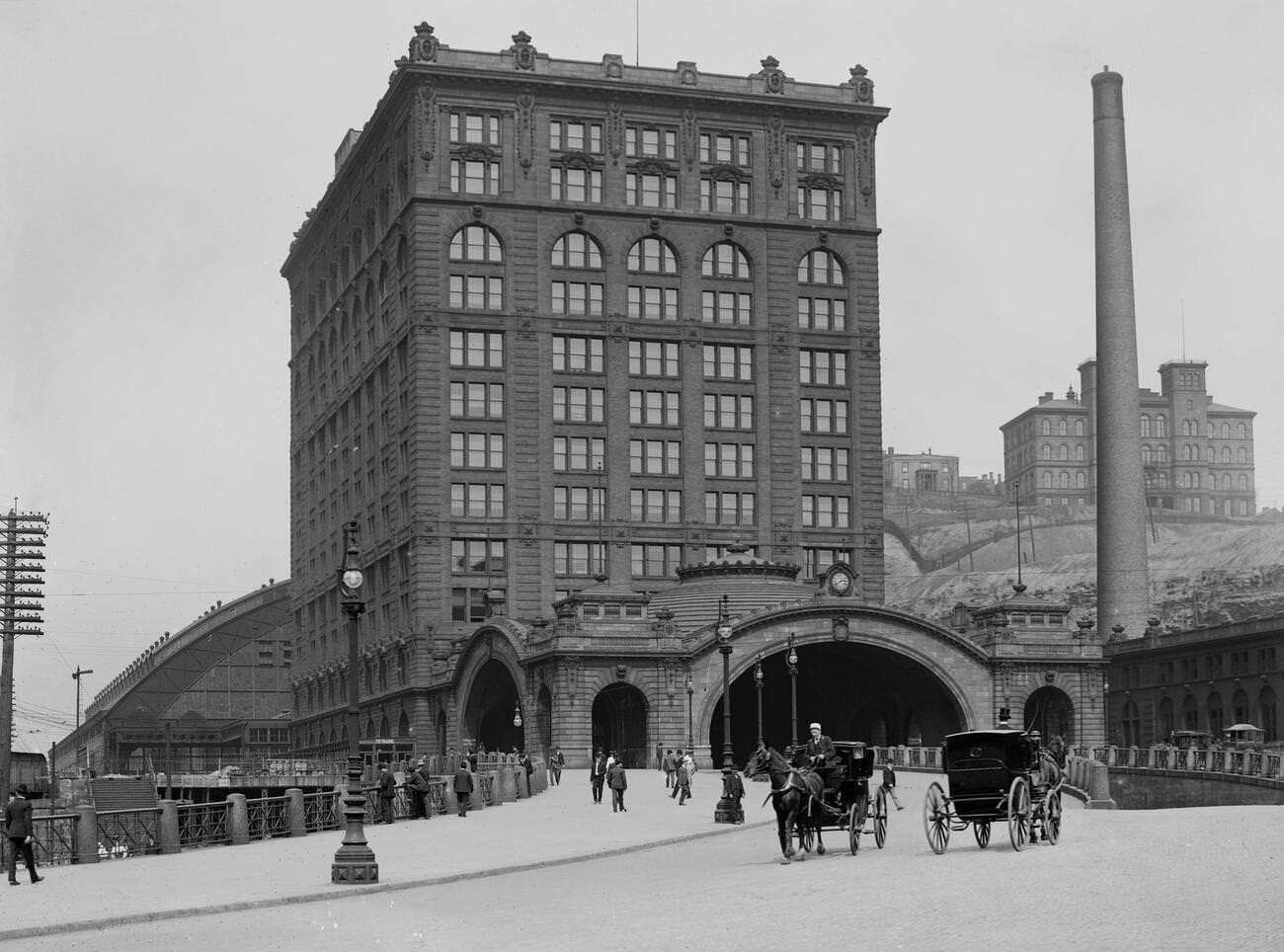 Union Station in Pittsburgh, Pennsylvania, 1904.
