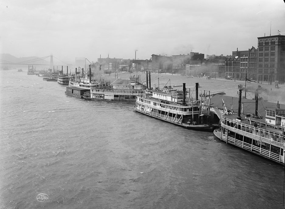 Monongahela Wharves, Pittsburgh, Pennsylvania, 1902