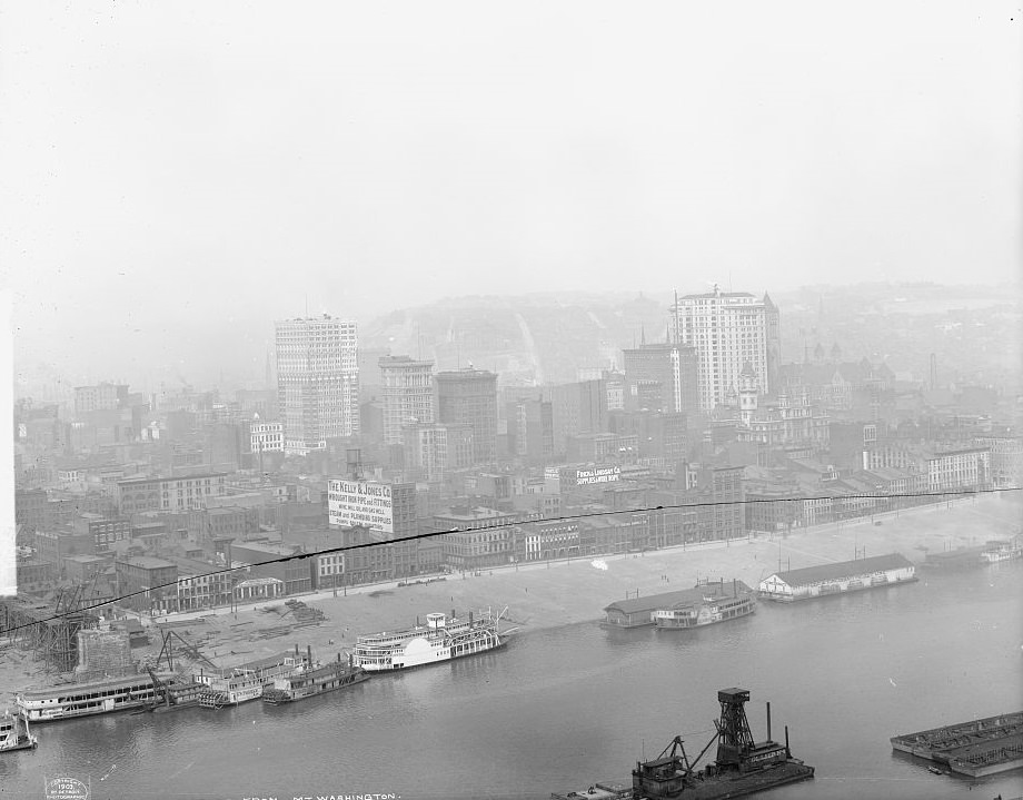 View from Mt. Washington, Pittsburgh, Pennsylvania, 1903