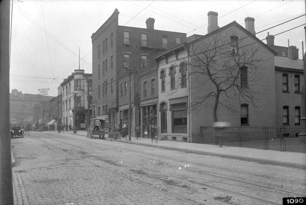 Sixth Avenue, east side from Wylie to Fifth Avenue, 1912