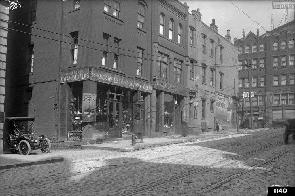 Incandescent Supply Company, north side of Sixth Avenue, 1912