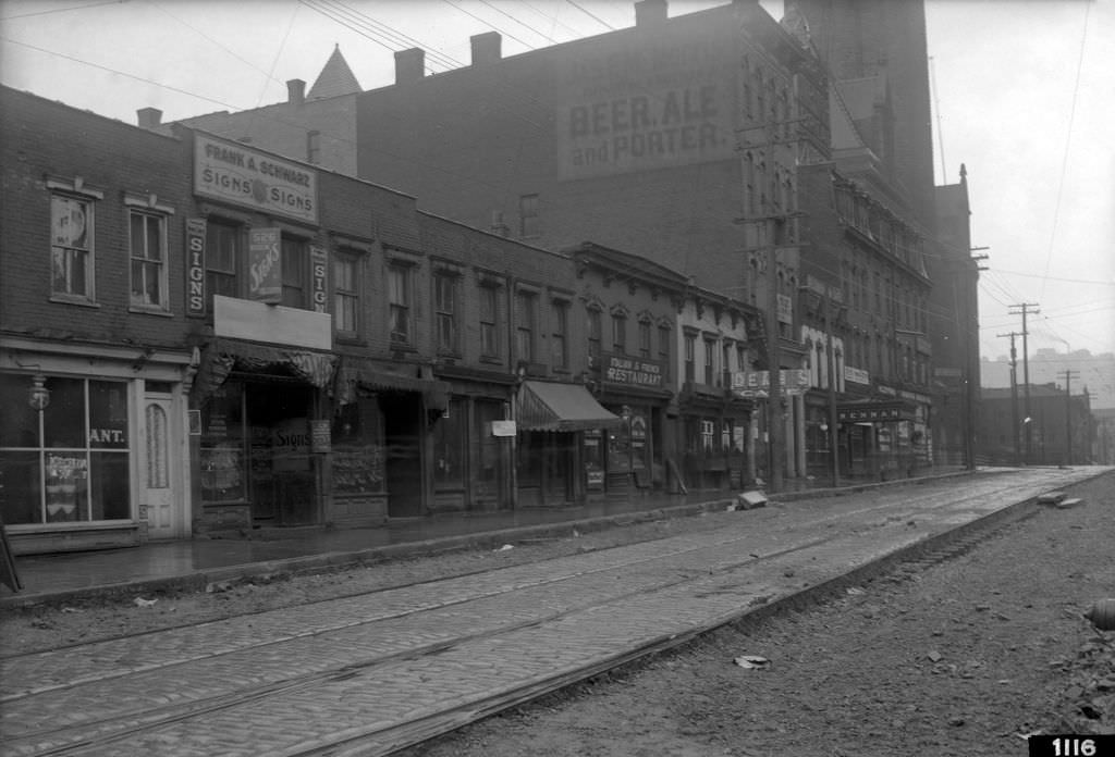 Grant Street, view south from Oliver Avenue, 1910s