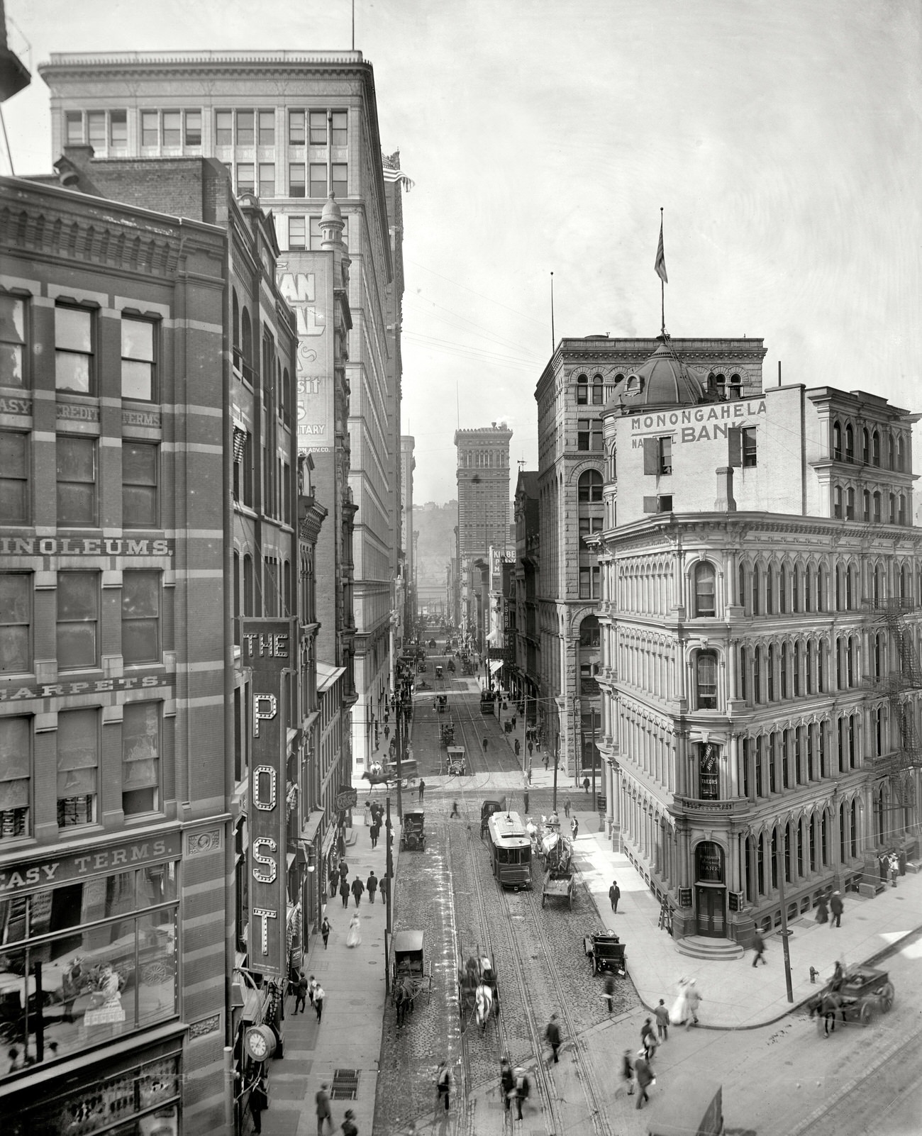 Wood Street from Liberty Avenue, Pittsburgh, Pennsylvania, 1910