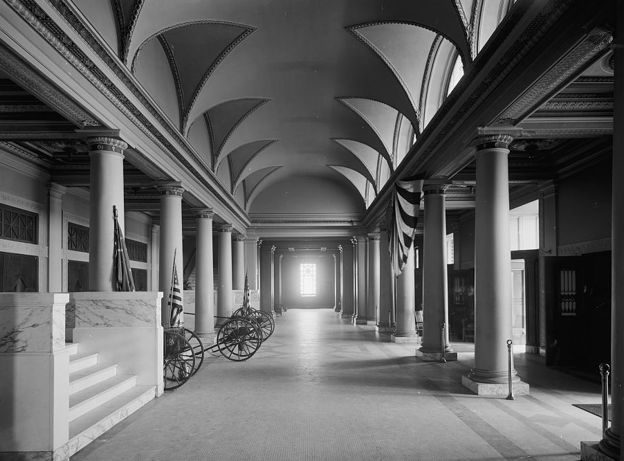 The Foyer, Allegheny County Soldiers' Memorial, Pittsburgh, 1919