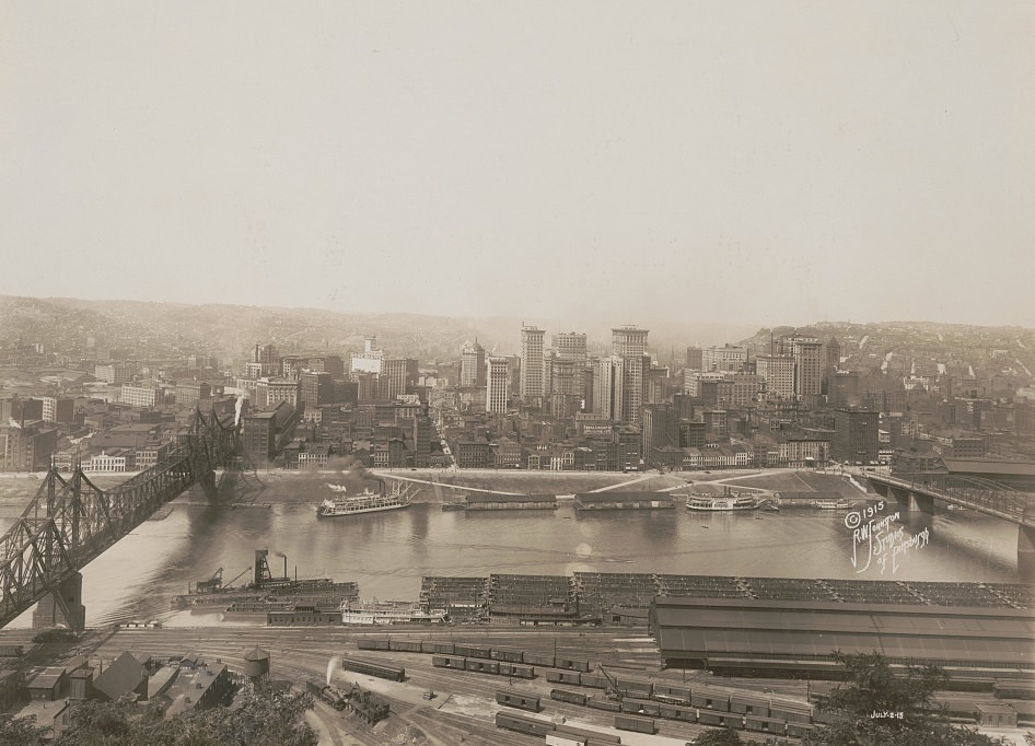 Skyline of Pittsburgh, Pennsylvania, 1915
