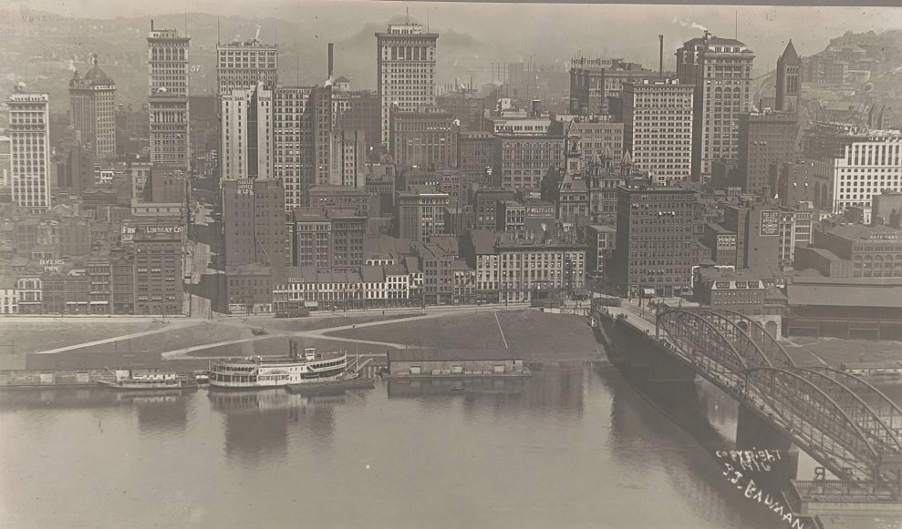 Pittsburgh Skyline, 1916