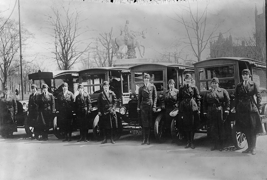 Motor Corps in Pittsburgh, 1918