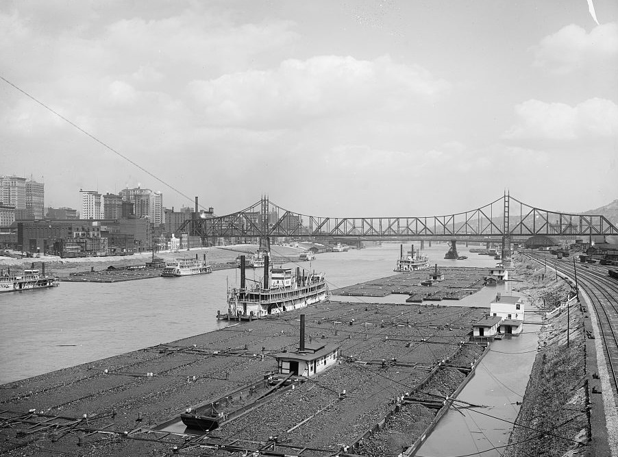 Coal Fleet in Pittsburgh, 1919