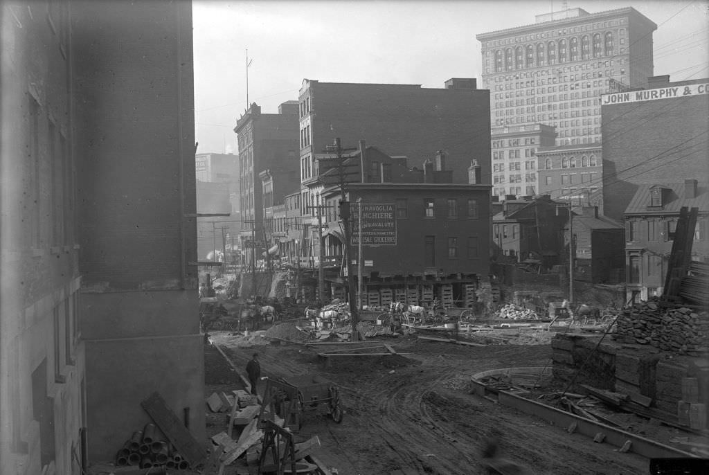 Webster Avenue Construction, 1912