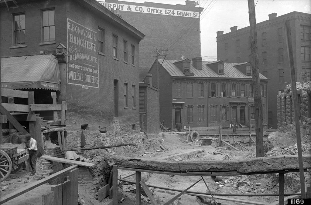 Tunnel Street Construction, 1912