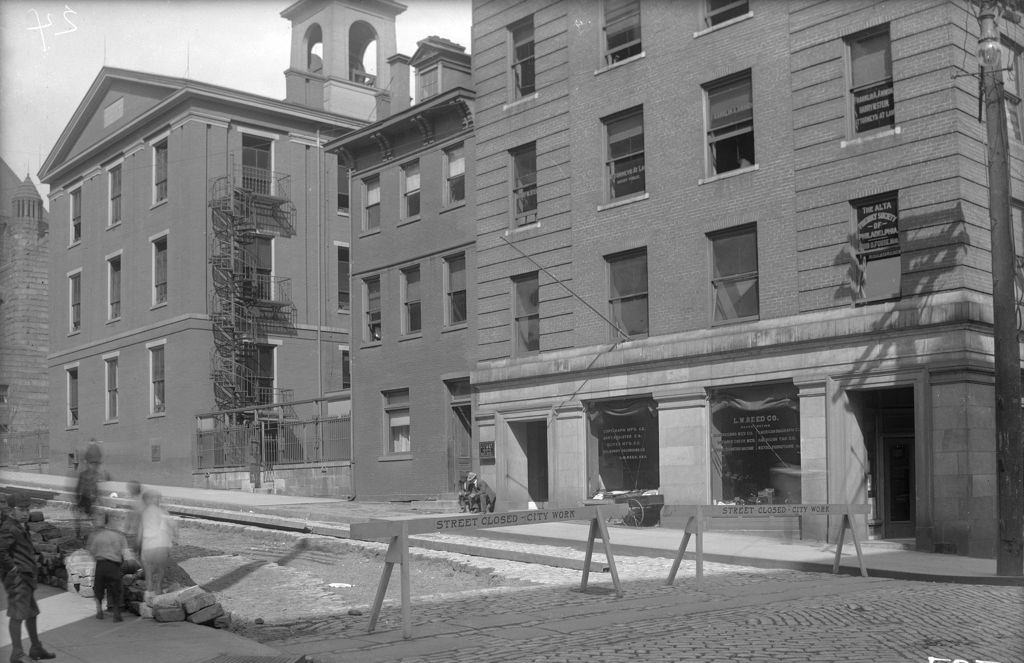 Ross Street, east side from Fourth Avenue corner, 1912
