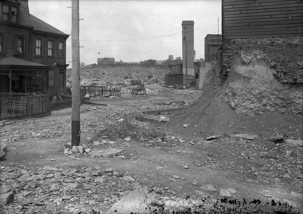Malcolm Street view, east along Tomahawk Street, 1920.