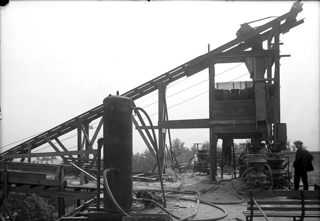 Top view of gunite plant EMB, 1920.