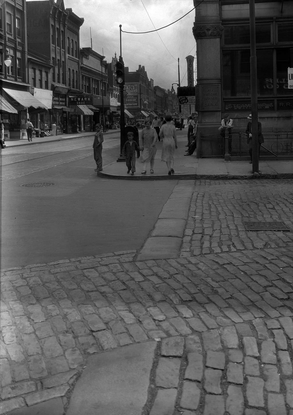 South 12th Street at Carson Street, looking east, 1931