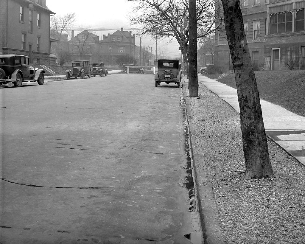 South Mathilda Street, looking north, 1933