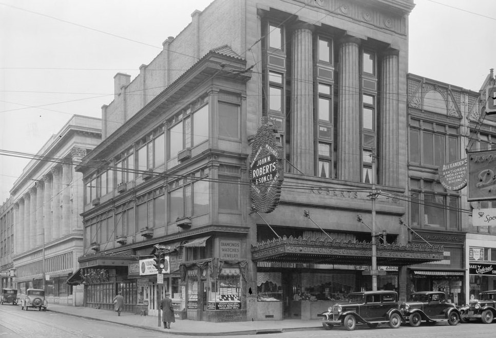 Diamond and Wood, John M. Roberts & Son Co. and Donahoe's, 1933