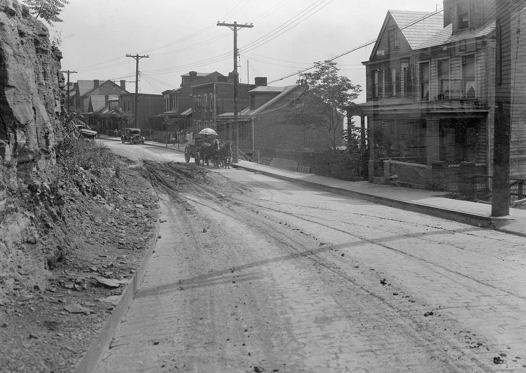 Arlington Scene, From 3249 Arlington Avenue looking northeast, 1931.