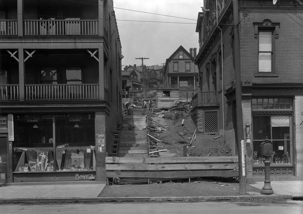 Mayapple Street, Steps from 2nd Avenue looking southeast, 1931.