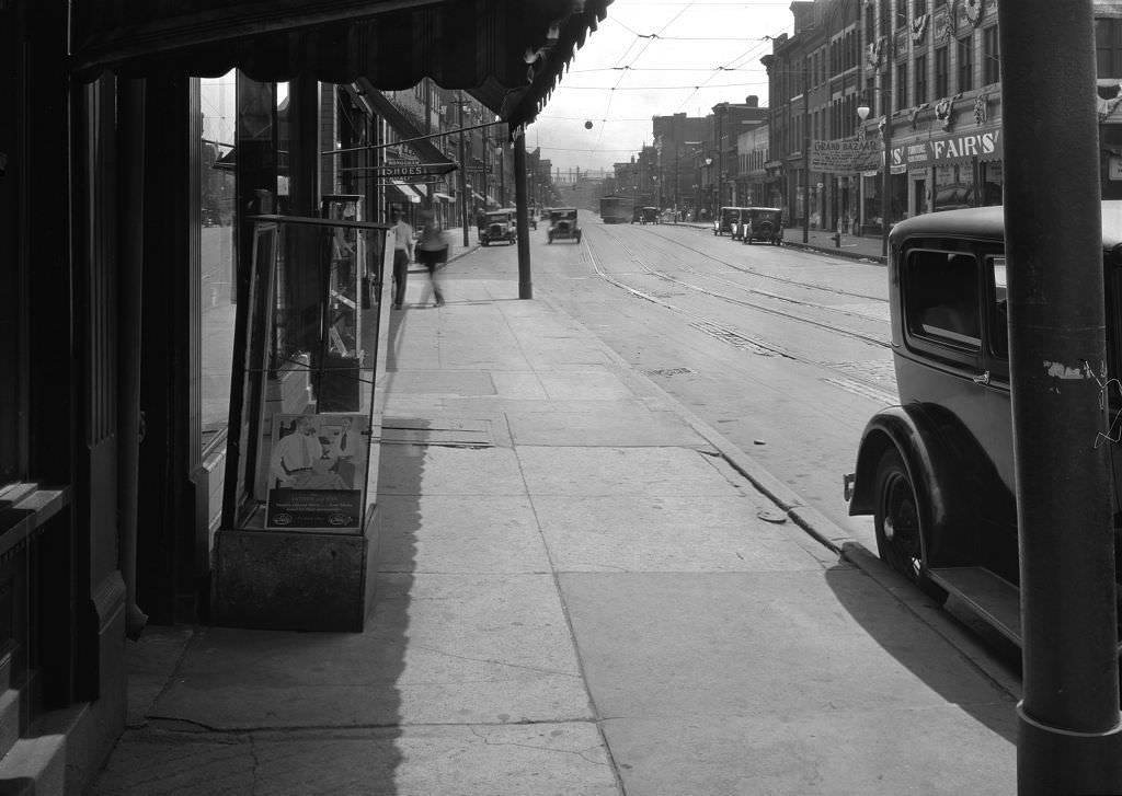 Carson Street, View from 1607 Carson Street, 1931.