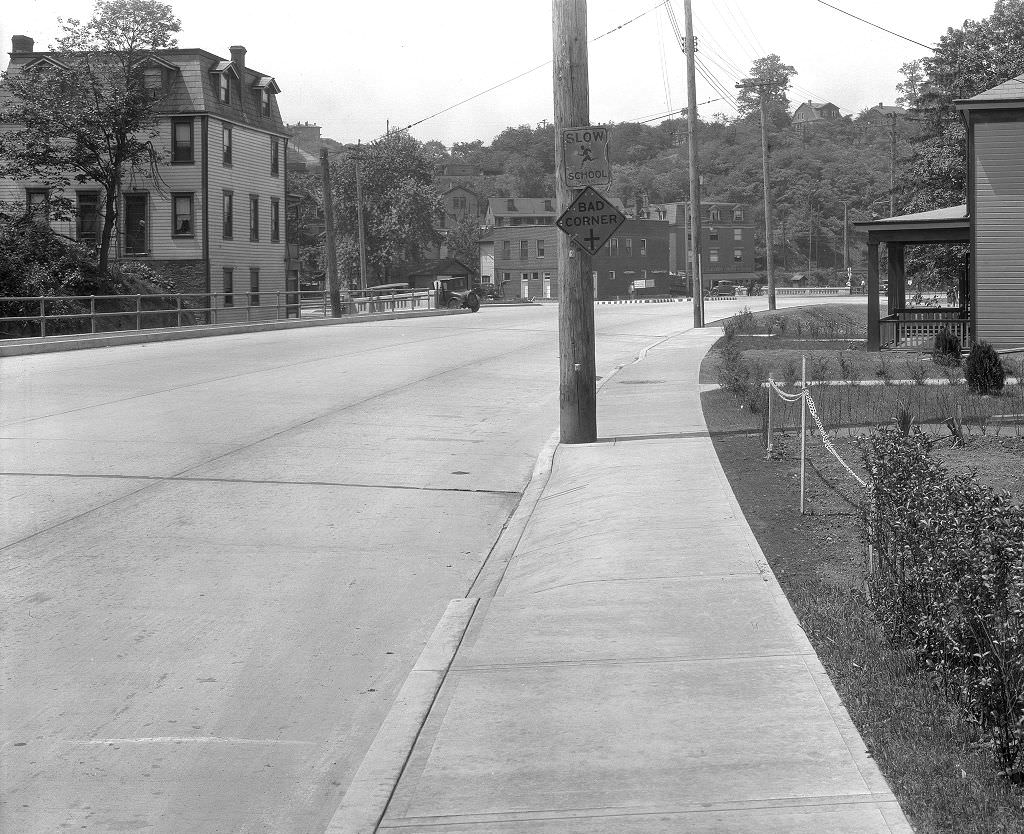 Fairhaven Road, Near 151 Fairhaven Road looking north, 1931.