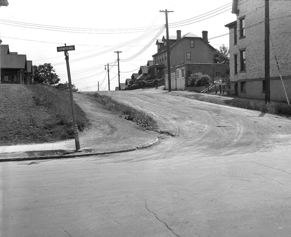 Millerton Street, From Termon Avenue looking west, 1931.