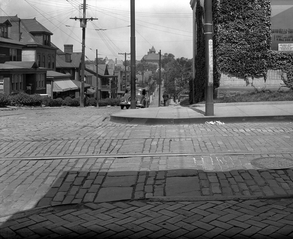 West Sycamore and Shiloh Streets, Pittsburgh, Pennsylvania, 1933.