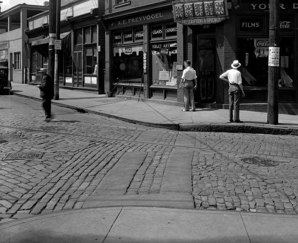 A.E. Freyvogel Pharmacy, Pittsburgh, Pennsylvania, 1933.