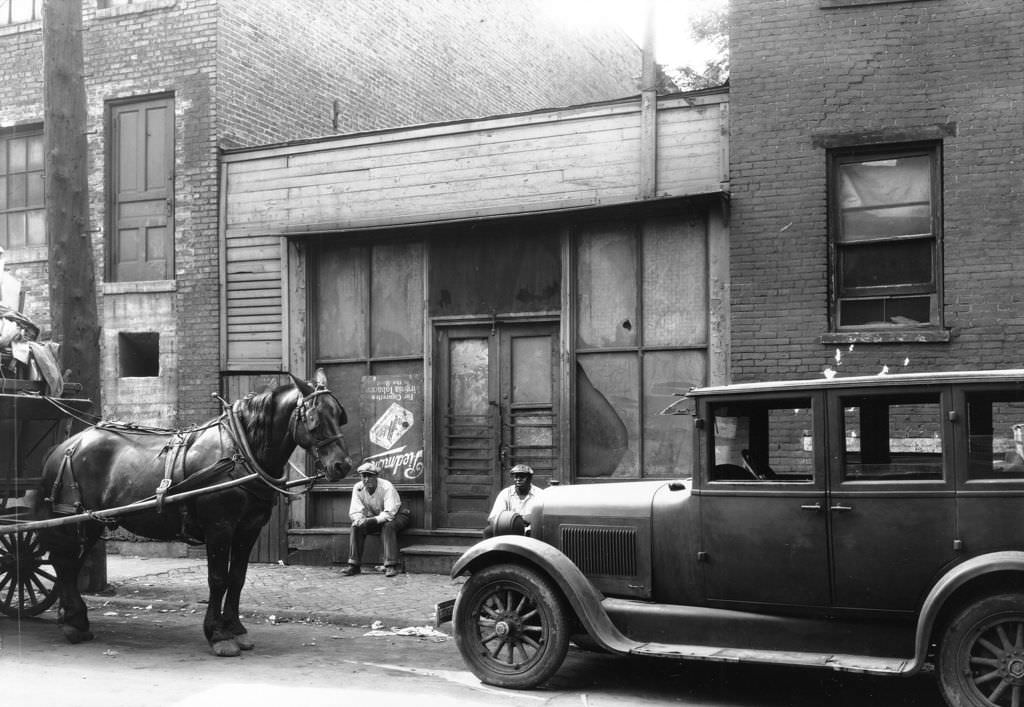 Worlds Collide on 527 Shore Avenue, 1933.