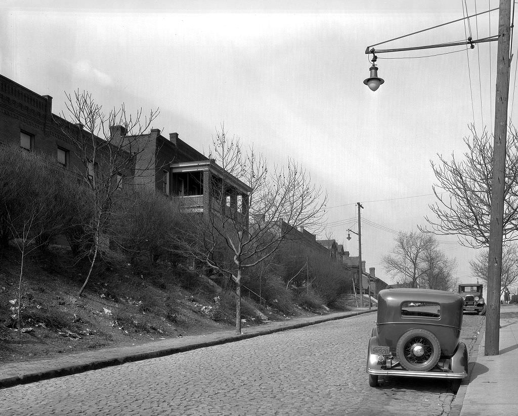 Webster Avenue properties, Pittsburgh, Pennsylvania, 1933.
